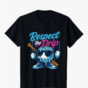 Black Graphic Kids Tee